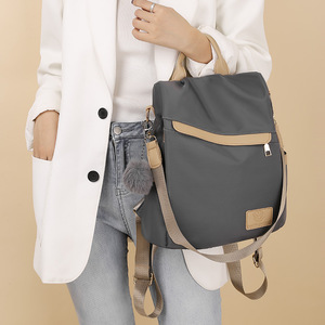 Nuovo Zaino in Nylon di Grande Capacità, Stile Coreano alla Moda per Donne, Borsa in Tessuto Oxford per College, Zaino per Viaggi e Tempo Libero - Product Image 4