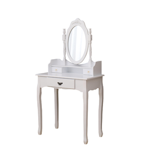 Ensemble de coiffeuse en MDF abordable, surface imperméable, montage facile, meubles de maison à la vente - Product Image 1