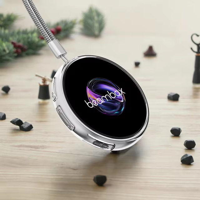 Touchscreen Beambox AI Smart Electronic Badge with IPS Display Digital Photo Frames Anime Gif E-badge