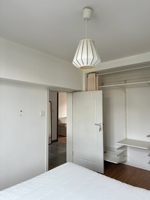 Porte en bois laquée en panneau composite haute densité de style français Kaiming, insonorisée, pour salon