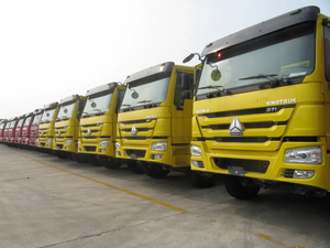 Camion benne d'occasion 6x4 Howo Sinotruk 371ch à bas prix, camion lourd d'occasion à vendre - Product Image 6