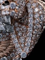 Collier Pendentif Diamant CVD VVS de Laboratoire Or 9K 14K 18K Personnalisé, Breloque Diamant Fantôme pour Hommes et Femmes