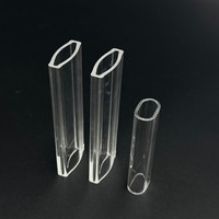 Tubos de Vidrio de Cuarzo Resistentes a Altas Temperaturas Personalizados para Uso Industrial, Tipo Ladrillo de Vidrio, Transparentes