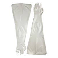 Guanti per Glove Box CSM con Eccellente Resistenza all'Ozono, Antiscivolo, Spessore 15MIL, Lunghezza 800mm, per Vaccini - Fornitore di Fabbrica