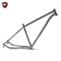 Vélos de cross-country XC Werner Aviation Grade, cadre en alliage de titane, axe traversant, légers, finition brillante, 27,5/29 pouces