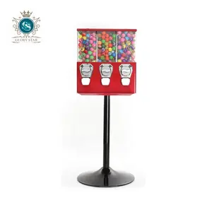 Máquina expendedora automática de dulces, dulces, Gumball, cápsula, <span class=keywords><strong>Ideas</strong></span> de negocios, juguetes de Triple cabeza - Product Image 2