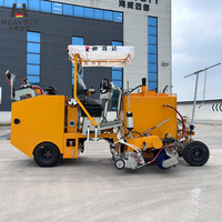 Machine de marquage routier à extrusion thermoplastique Kubota 47 kW diesel, 1 tonne, avec réservoir de fusion à chaud