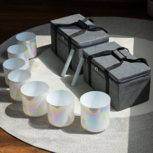 Bol chantant en cristal <span class=keywords><strong>de</strong></span> quartz Jinfang Alchemy, 5-12 pouces, outil <span class=keywords><strong>de</strong></span> méditation et <span class=keywords><strong>de</strong></span> guérison sonore avec <span class=keywords><strong>sac</strong></span> <span class=keywords><strong>de</strong></span> transport gratuit - Product Image 1