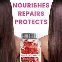 OEM Cheveux Secs Abîmés Marque Privée Traitement à la Kératine Huile Capsule Vitamine Sérum Lissant Réparateur Croissance des Cheveux