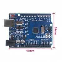 Placa de Desarrollo R3 con Chip USB CH340, Placa Microcontroladora para Programación Electrónica DIY, 1 Año de Garantía, PCB