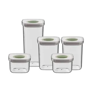 Set di 5 contenitori intelligenti per alimenti con chiusura ermetica per uso in cucina - Product Image 1