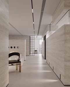 Chapa de piedra flexible de travertino suave, ladrillo falso duradero para apartamentos exteriores, salas de estar, dormitorios, escuelas, pasillos, hoteles, gimnasios - Product Image 3