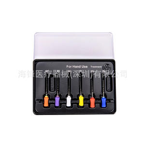 Juego de Limas Dentales Manuales para Conductos Radiculares Hai Feng ProTaper SX F3, Herramientas de Tratamiento Manual para Terapia Oral en Adultos - Product Image 1