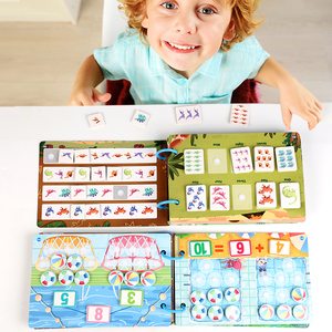 Montessori feutre sensoriel papier bois premier calme activité livre <span class=keywords><strong>ferme</strong></span> correspondant Puzzles jeu pour l'éducation préscolaire certifié bébé - Product Image 2