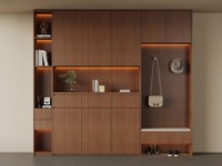 Armoire à chaussures d'entrée minimaliste française de style moderne Armoire à chaussures d'entrée Armoire à chaussures décorative