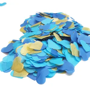 Fourniture de fête de mariage Confettis en papier en forme de coeur