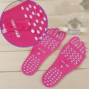 Zapatillas de playa flexibles antideslizantes con plantillas de gel de silicona, calcetines de playa antideslizantes, almohadillas adhesivas para pies, prácticas para la playa. - Product Image 5