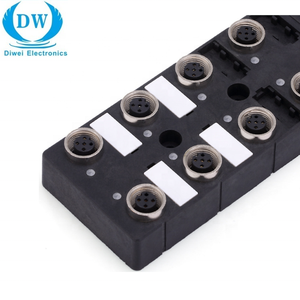 8 دبوس تثبيت المسمار 8 منافذ <span class=keywords><strong>M8</strong></span> إنهاء صندوق وصلات M12 موصل - Product Image 6