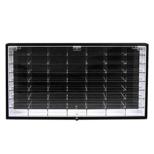 Vitrine acrylique à l'échelle 1/64 pour Hot Wheels Diecast Cars Wall Mount Collector <span class=keywords><strong>Garage</strong></span> Cabinet avec 56 compartiments individuels - Product Image 5