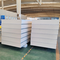 Panneau de toit mural PIR en métal isolé de 100mm Panneau sandwich en polyuréthane Poliuretan Panneaux de chambre froide