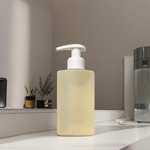 Flacon en plastique pour shampooing et sérum pour la peau, lotion, couleur personnalisée, emballage givré, flacons à pompe vides, 300 ml/500 ml, HDPE, OEM/ODM - Product Image 1