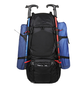 Sac à dos de randonnée de grande capacité 60L, imperméable, pour le camping, la randonnée, le trekking, le camping en montagne, sac à dos de montagne - Product Image 5