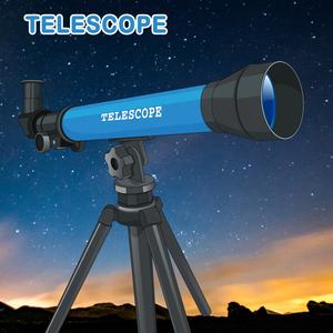 Juguetes Educativos de Ciencia para Niños, telescopio de paisaje astronómico con trípode ajustable y visor buscador - Product Image 6