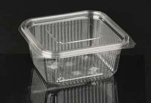 Plateau PET jetable personnalisable de qualité alimentaire pour biscuits et viande Thermoformage plastique blanc recyclable - Product Image 3