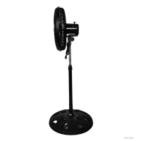 Ventilateur debout moderne de 18 pouces 220v à 5 lames en aluminium pour le salon, la chambre et la voiture domestique.