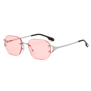 Gafas de Sol Cuadradas Modernas de Diseño sin Montura con Protección UV400 y <span class=keywords><strong>Lentes</strong></span> de Resina Unisex en 6 Colores - Product Image 6