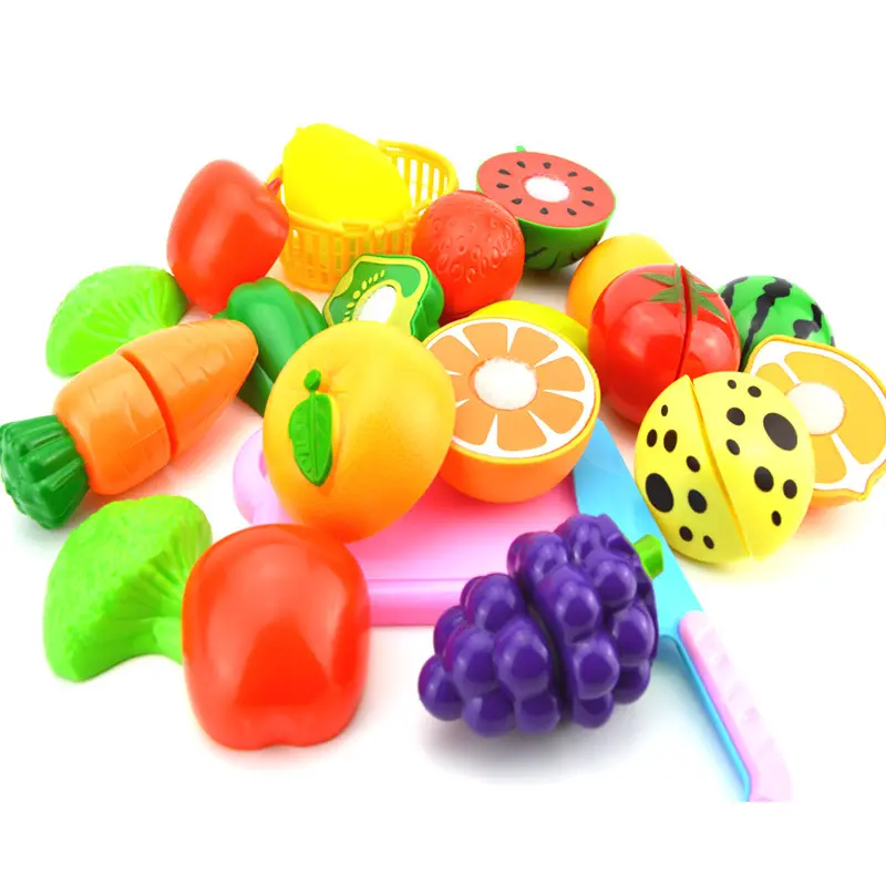 Simulazione per bambini giocattolo da taglio per frutta coltello da cucina in plastica per bambini per tagliare anguria set da taglio per frutta e verdura