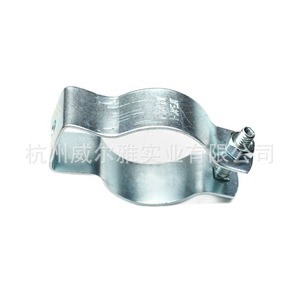 แคลมป์ยึดท่อเหล็กชุบสังกะสีรูปตัว C สำหรับยึดท่อแบบแขวน - Product Image 2