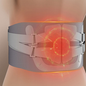 COSMO <strong>Smart</strong> USB Rechargeable Electric Hot Compress Lumbar Vibrating Belt Abdominal Massager 0.5h Timing Control for Weight Loss - Product Image 3
