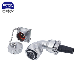 2 3 4 5 6 7 8 9 10 lõi IP67 nối chống thấm nước wy20 kim loại cáp đẩy kéo nam nữ hàng không cắm TE + Z vuông mặt bích ổ cắm - Product Image 2