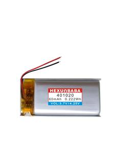 ポリマーリチウムイオン電池3.7V 60mAh 401020 <span class=keywords><strong>2</strong></span>ワイヤースポーツスマートウォッチTWS BLUETOOTH EARPHONE L897 - Product Image 2