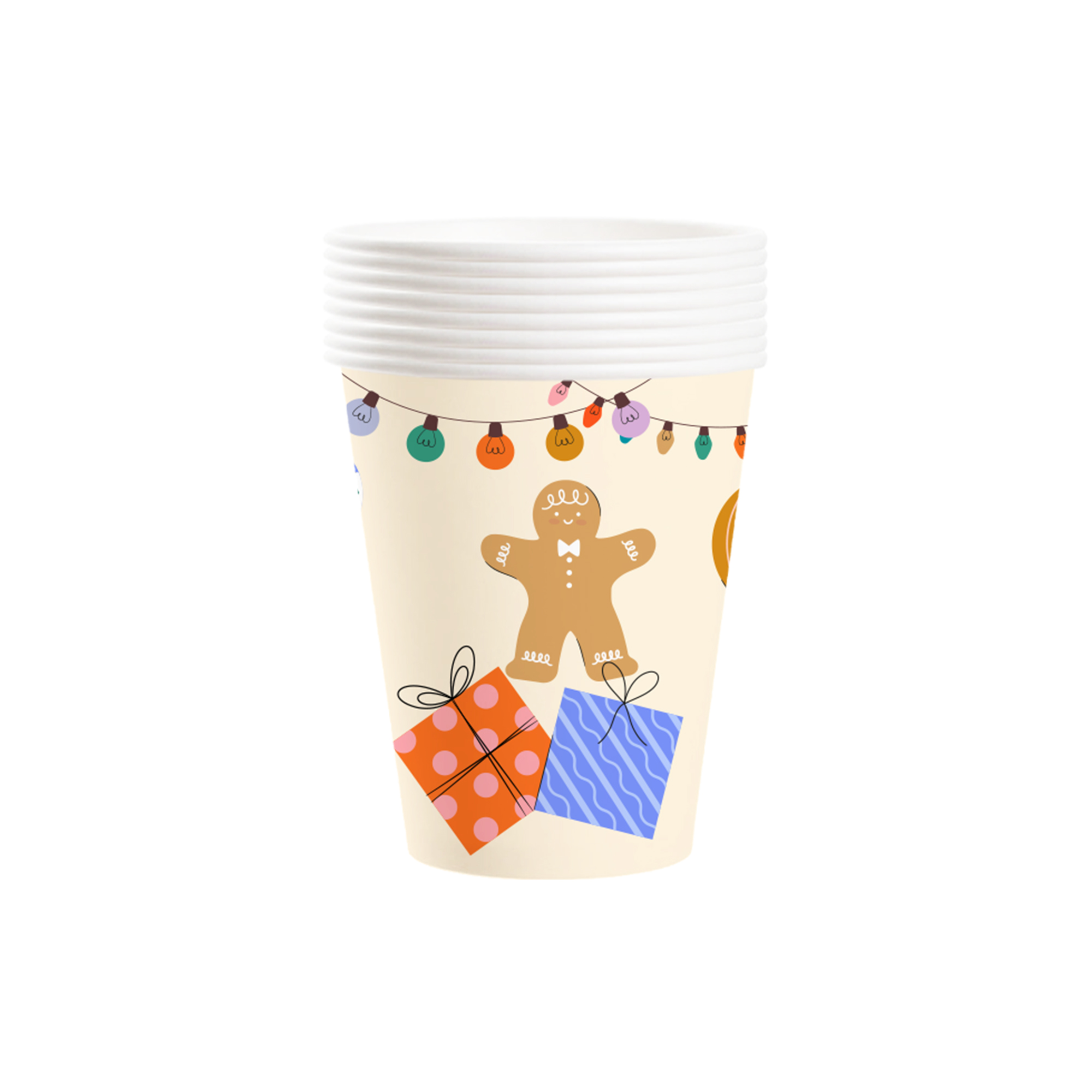Vaso de papel de 9 oz * 8 unidades