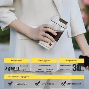 <span class=keywords><strong>Mousseur</strong></span> <span class=keywords><strong>à</strong></span> <span class=keywords><strong>lait</strong></span> électrique entièrement automatique avec tasse en verre, machine multifonctionnelle pour faire mousser le café et le <span class=keywords><strong>lait</strong></span> de soja - Product Image 2