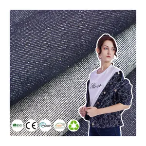 Tessuto Denim Jeans OEM personalizzabile tessuto Denim tinto in tessuto 100% cotone organico 320gsm 11oz di alta qualità