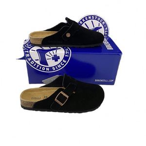 2026 Vente en gros usine Mode Haute qualité Chaussures en stock Boken à semelle intermédiaire en liège, Mules plates confortables - Product Image 6