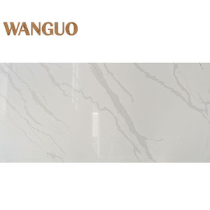 Calacatta White <strong>Quartz</strong> Big <strong>Slab</strong> Artificial Stones <strong>Quartz</strong> <strong>Slab</strong> for Kitchentop Countertop Wall Table Engineer Stone - Product Image 2