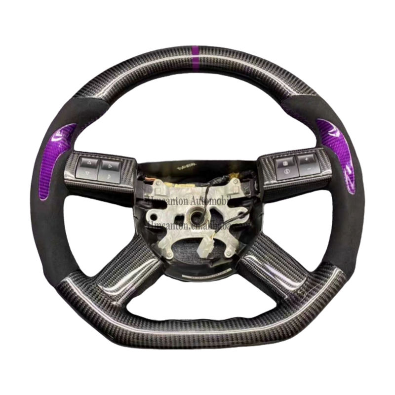 Alcantara+Carbon Fibre+purple Stripe+purple Stitching