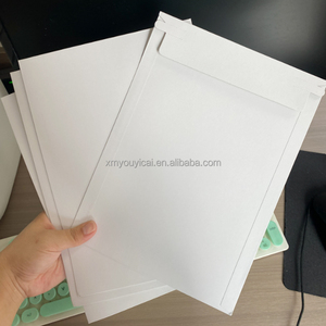 Grande enveloppe plate 7x9 A4 en papier kraft rigide avec fermeture auto-adhésive, recyclable, épaisseur 3 mil, imprimée offset - Product Image 4