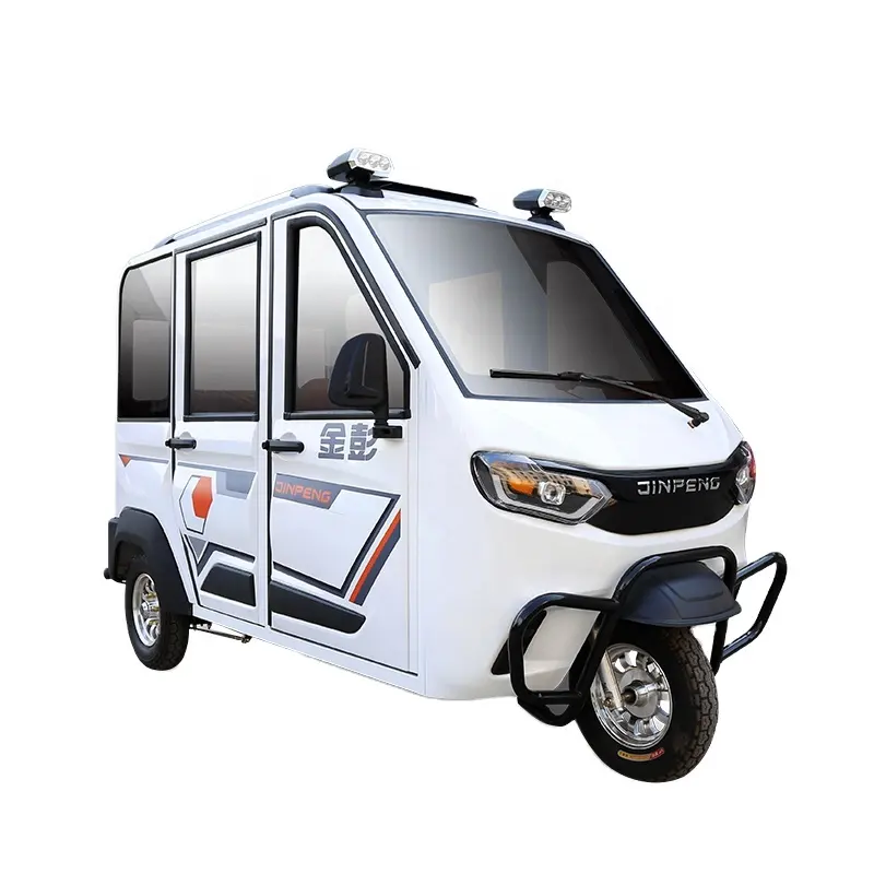 2022 Cheap Price Heavy Passengers Loading Closed Cabin Electric Passenger Tricycle Tuk Tuk