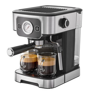 Machine à espresso Aifa Machine à espresso 20 bars avec mousseur à lait et cuiseur à vapeur Machine à café rétro pour la maison Machine à cappuccino Latte - Product Image 4
