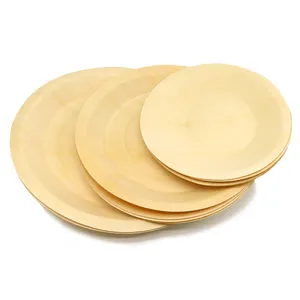 Disposable Food Serving Wooden Boat Plate For Restaurants