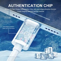 Câble USB 2M/1M 2A à charge rapide TPE en boîte pour iPhone 14/13/12/11/X/XS/XR/8/7 Support d'imprimante de scanner de codes à barres compatible IOS