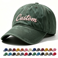 Gorras de Béisbol Personalizadas con Logotipo Bordado, de Alta Calidad, al por Mayor, Estilo Deportivo, Lavadas, de 6 Paneles, 100% Algodón, para Hombre