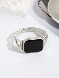 <span class=keywords><strong>Prix</strong></span> de gros de luxe Fashion Girls Women <span class=keywords><strong>Bracelet</strong></span> en acier inoxydable pour <span class=keywords><strong>Apple</strong></span> <span class=keywords><strong>Watch</strong></span> 38/40/41/42/44/45/49MM <span class=keywords><strong>Bracelet</strong></span> de montre - Product Image 6