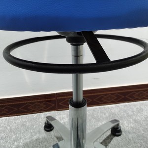 Ke Ming Dental <b>Stool</b> Adjustable Height Swivel Chair Office Use Leather Seat With Wheels - Product Image 4