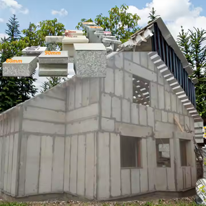 Ligne de production de panneaux sandwich, recyclage de boîtes d'emballage en EPS, broyage et fabrication de panneaux muraux, machine à panneaux muraux en EPS - Product Image 2